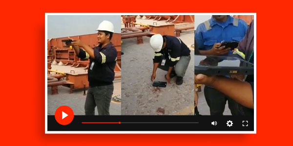NetEon Ruggedized Tablet Onsite Testing